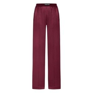 Tom Ford Wide-Leg Trousers With Satin Finish - NWT